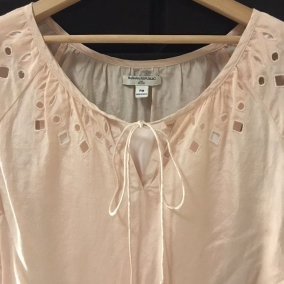 Banana Republic Ballet Pink Poet Blouse + Tank Top - Picture 5 of 10